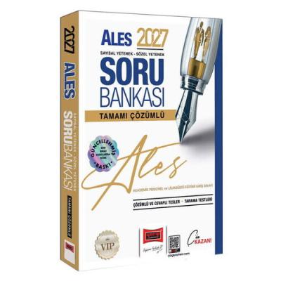 Yargı Yayınları 2027 ALES VİP Sayısal-Sözel Yetenek Tamamı Çözümlü Soru Bankası