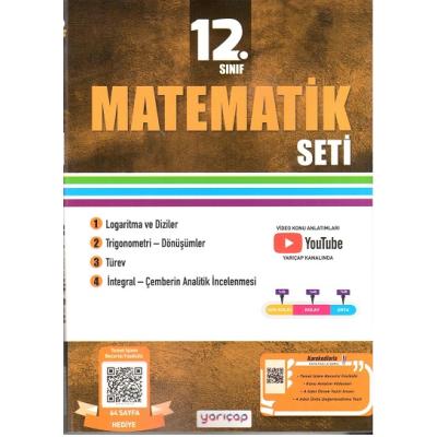 Yarı Çap Yayınları 12. Sınıf Matematik Seti