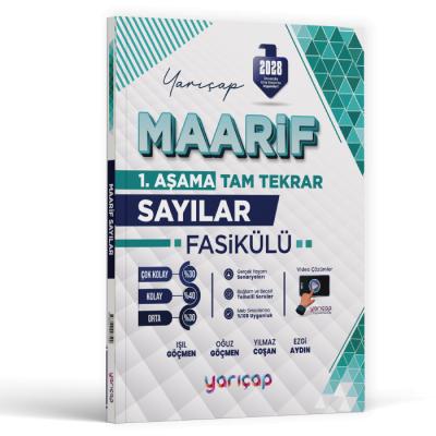 YarıÇap Yayınları 2028 TYT Sayılar Maarif Fasikülü 1. Aşama