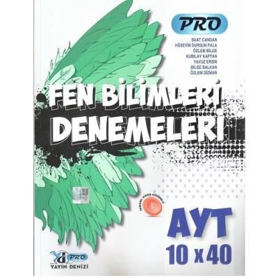 Yayın Denizi Ayt Fen Bilimleri Pro 10 X 40 Denemeleri