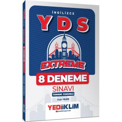 Yediiklim Yayınları YDS İngilizce Extreme Tamamı Çözümlü 8 Deneme Sınavı
