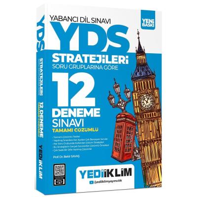 Yediiklim Yayınları YDS YÖKDİL Stratejileri Soru Gruplarına Göre Tamamı Çözümlü 12 Deneme Sınavı