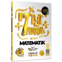 Yediiklim Yayınları TYT Yedi Adımda Temel Matematik Video Konu Anlatımlı Video Çözümlü Soru Bankası 1.Kitap
