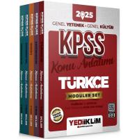 Yediiklim Yayınları 2025 KPSS Genel Yetenek Genel Kültür Konu Anlatımlı Modüler Set