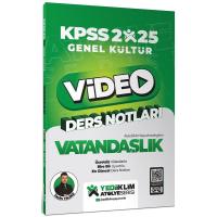 Yediiklim Yayınları 2025 KPSS Genel Kültür Vatandaşlık Video Ders Notları