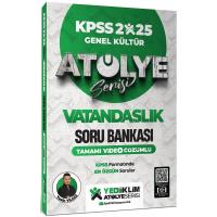 Yediiklim Yayınları 2025 KPSS Genel Kültür Atölye Serisi Vatandaşlık Tamamı Video Çözümlü Soru Bankası