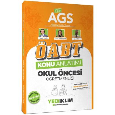 Yediiklim Yayınları 2025 MEB AGS ÖABT Okul Öncesi Öğretmenliği Konu Anlatımı