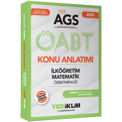 Yediiklim Yayınları 2025 MEB AGS ÖABT İlköğretim Matematik Öğretmenliği Konu Anlatımı