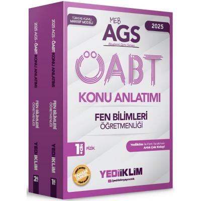 Yediiklim Yayınları 2025 MEBS AGS ÖABT Fen Bilimleri Öğretmenliği Konu Anlatımı (2 Cilt)