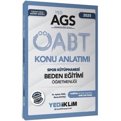 Yediiklim Yayınları 2025 MEB AGS ÖABT Beden Eğitimi Öğretmenliği Spor Kütüphanesi Konu Anlatımı