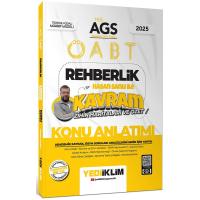 Yediiklim Yayınları 2025 MEB AGS ÖABT Rehberlik Hasan Sanlı ile Kavram Zihin Haritaları ve Özet Konu Anlatımı
