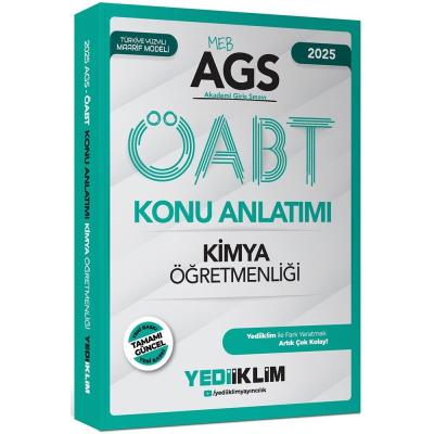 Yediiklim Yayınları 2025 MEB AGS ÖABT Kimya Öğretmenliği Konu Anlatımı
