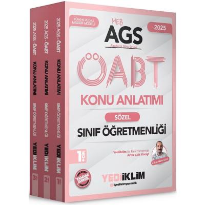 Yediiklim Yayınları 2025 MEB AGS ÖABT Sınıf Öğretmenliği Konu Anlatımı (3 Cilt)