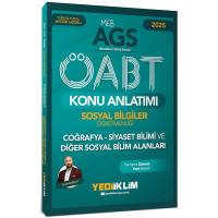 Yediiklim 2025 MEB AGS ÖABT Sosyal Bilgiler Öğretmenliği Coğrafya Siyaset Bilimi ve Diğer Sosyal Bilim Alanları Konu Anlatımı