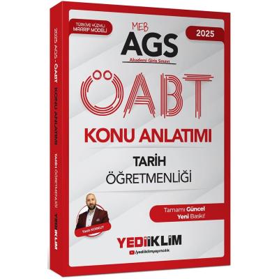Yediiklim Yayınları 2025 MEB AGS ÖABT Tarih Öğretmenliği Konu Anlatımı