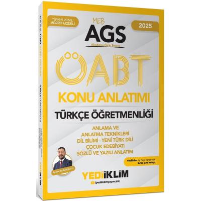 Yediiklim 2025 MEB AGS ÖABT Türkçe Öğretmenliği Konu Anlatımı Anlama ve Anlatma Teknikleri Dil Bilimi Yeni Türk Dili Çocuk Edebiyatı