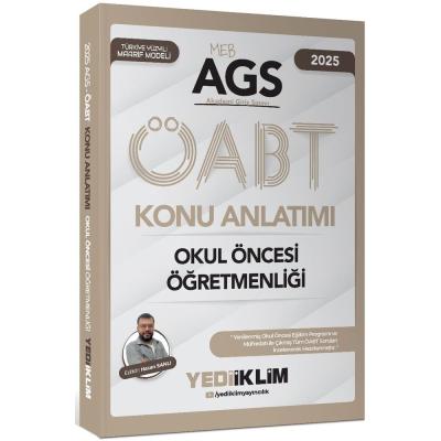 Yediiklim Yayınları 2025 MEB-AGS ÖABT Okul Öncesi Öğretmenliği Konu Anlatımı Hasan Sanlı