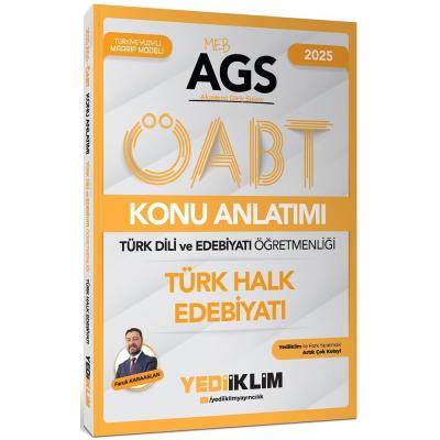 Yediiklim Yayınları 2025 MEB AGS ÖABT Türk Dili ve Edebiyatı Öğretmenliği Türk Halk Edebiyatı Konu Anlatımı