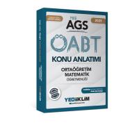 Yediiklim Yayınları 2025 MEB AGS ÖABT Ortaöğretim Matematik Öğretmenliği Konu Anlatımı