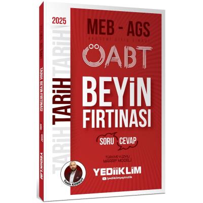 Yediiklim Yayınları 2025 MEB AGS ÖABT Tarih Beyin Fırtınası Soru Cevap