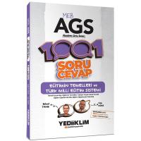 Yediiklim Yayınları MEB AGS Eğitimin Temelleri ve Türk Milli Eğitim Sistemi 1001 Soru Cevap