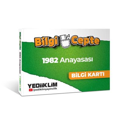 Yediiklim Yayınları MEB AGS Bilgi Cepte 1982 Anayasası Bilgi Kartı (Soru-Cevap)