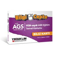 Yediiklim Yayınları MEB AGS Bilgi Cepte 1739 Sayılı Milli Eğitim Temel Kanunu Bilgi Kartı (Soru-Cevap)