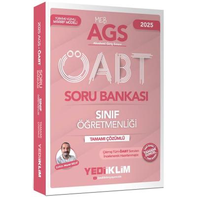 Yediiklim Yayınları 2025 MEB AGS ÖABT Sınıf Öğretmenliği Tamamı Çözümlü Soru Bankası Murat SELVİ