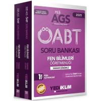 Yediiklim Yayınları 2025 MEBS AGS ÖABT Fen Bilimleri Öğretmenliği Tamamı Çözümlü Soru Bankası (2 Cilt)