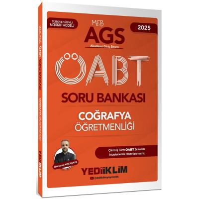 Yediiklim Yayınları 2025 MEB AGS ÖABT Coğrafya Öğretmenliği Soru Bankası