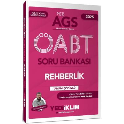 Yediiklim Yayınları 2025 MEB AGS ÖABT Rehberlik Tamamı Çözümlü Soru Bankası