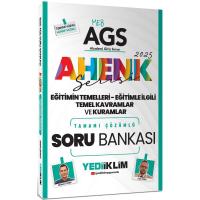 Yediiklim 2025 MEB AGS Eğitimin Temelleri Eğitimle İlgili Temel Kavramlar ve Kuramlar Ahenk Serisi Tamamı Çözümlü Soru Bankası