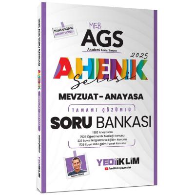 Yediiklim Yayınları 2025 MEB AGS Mevzuat ve Anayasa Ahenk Serisi Tamamı Çözümlü Soru Bankası