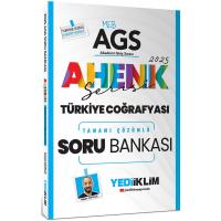 Yediiklim Yayınları 2025 MEB AGS Ahenk Serisi Türkiye Coğrafyası Tamamı Çözümlü Soru Bankası