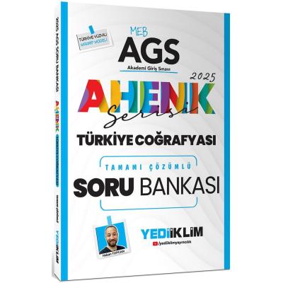 Yediiklim Yayınları 2025 MEB AGS Ahenk Serisi Türkiye Coğrafyası Tamamı Çözümlü Soru Bankası