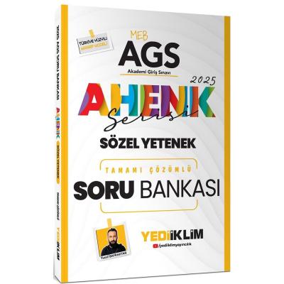 Yediiklim Yayınları 2025 MEB AGS Ahenk Serisi Sözel Yetenek Tamamı Çözümlü Soru Bankası