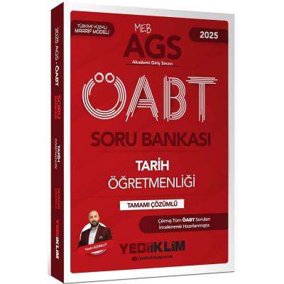 Yediiklim Yayınları 2025 MEB AGS ÖABT Tarih Öğretmenliği Tamamı Çözümlü Soru Bankası