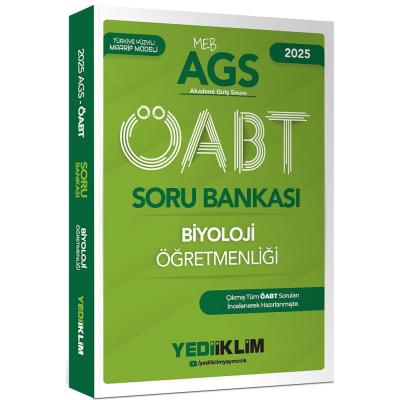 Yediiklim Yayınları 2025 MEB AGS ÖABT Biyoloji Öğretmenliği Soru Bankası 