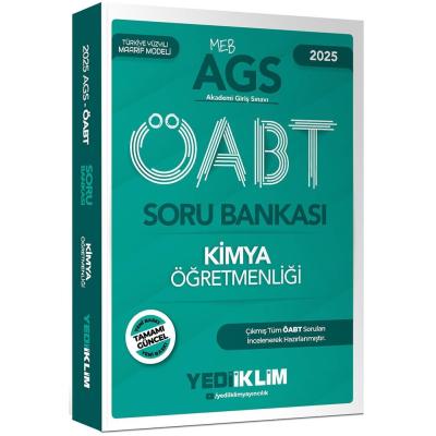 Yediiklim Yayınları 2025 MEB AGS ÖABT Kimya Öğretmenliği Soru Bankası 