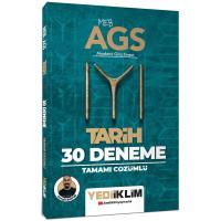 Yediiklim Yayınları MEB AGS KAYI Tarih Tamamı Çözümlü 30 Deneme
