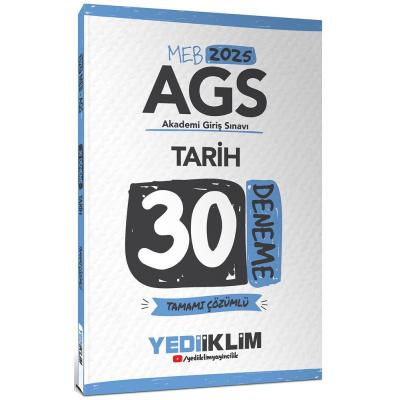 Yediiklim Yayınları 2025 MEB AGS Tarih Tamamı Çözümlü 30 Deneme