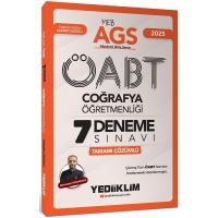 Yediiklim Yayınları 2025 MEB AGS ÖABT Coğrafya Öğretmenliği Tamamı Çözümlü 7 Deneme Sınavı