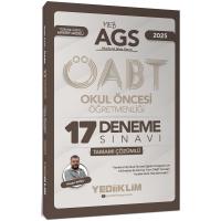 Yediiklim Yayınları 2025 MEB AGS ÖABT Okul Öncesi Öğretmenliği Tamamı Çözümlü 17 Deneme Sınavı
