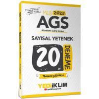 Yediiklim Yayınları 2025 MEB AGS Sayısal Yetenek Tamamı Çözümlü 20 Deneme