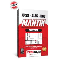 Yediiklim Yayınları 2025 KPSS - ALES - DGS Sözel Mantık Konu Anlatımı