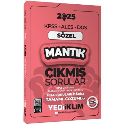 Yediiklim Yayınları 2025 KPSS ALES DGS Sözel Mantık Çıkmış Sorular ve Çözümleri