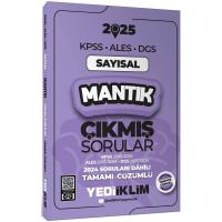 Yediiklim Yayınları 2025 KPSS ALES DGS Sayısal Mantık Çıkmış Sorular ve Çözümleri