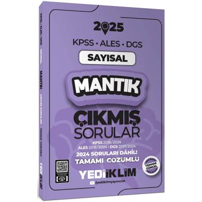 Yediiklim Yayınları 2025 KPSS ALES DGS Sayısal Mantık Çıkmış Sorular ve Çözümleri