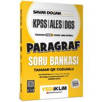 Yediiklim Yayınları KPSS ALES DGS Savaş Doğan Serisi Paragraf Tamamı Video Konu Anlatımlı ve Tamamı QR Çözümlü Soru Bankası