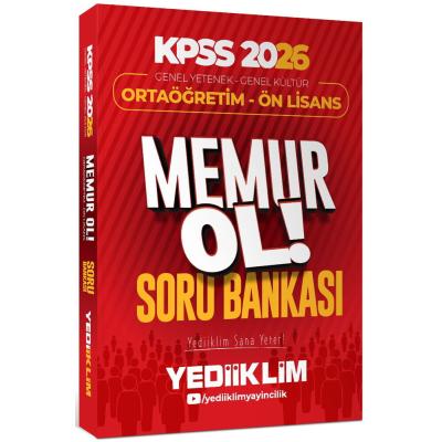Yediiklim Yayınları 2026 KPSS Genel Yetenek Genel Kültür Ortaöğretim - Ön Lisans Memur Ol Soru Bankası
